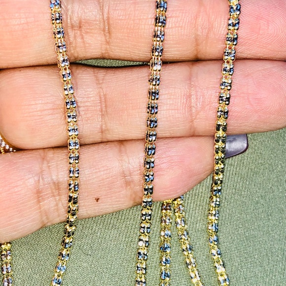 10k REAL GOLD ice chain NOT PLATED Free appraisal & poshmark authenticate incl. - Picture 4 of 11
